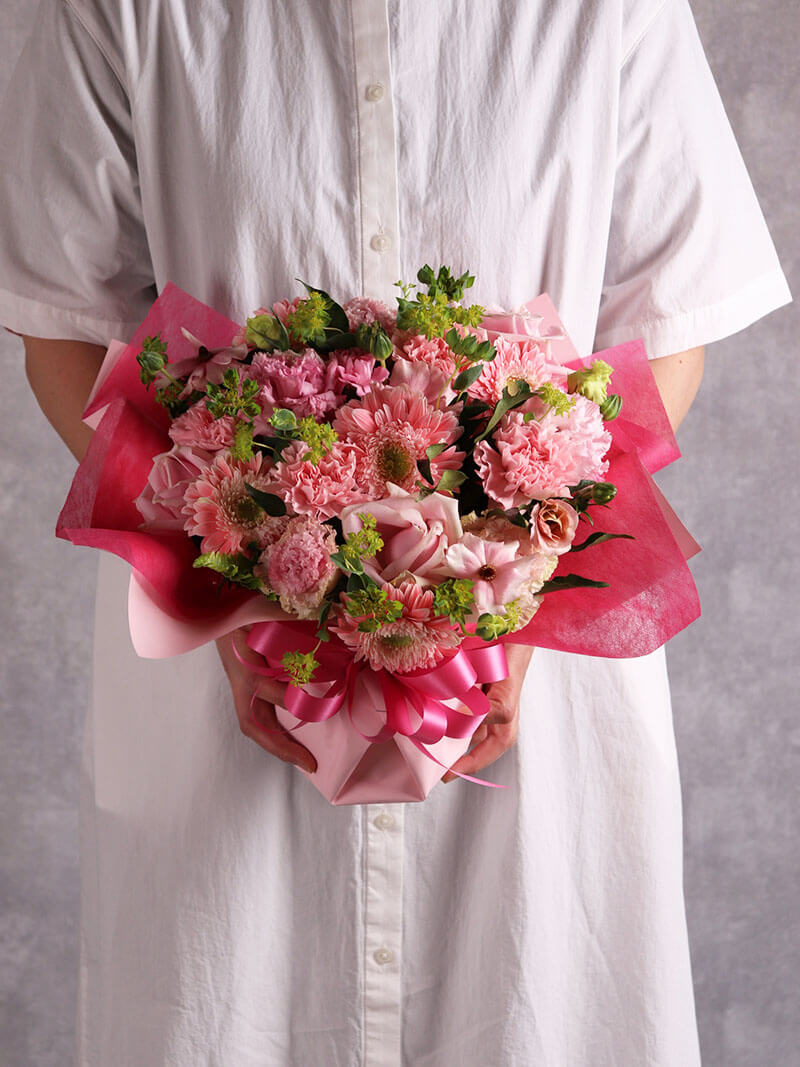 母の日おすすめ ピンク基調アレンジ