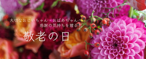 写真：お花、敬老の日