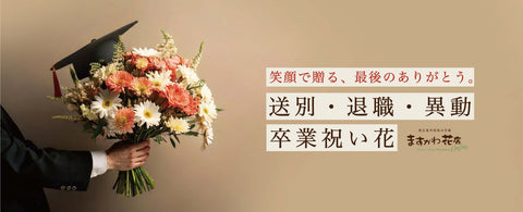 写真：お花、送別・退職・異動・卒業祝い