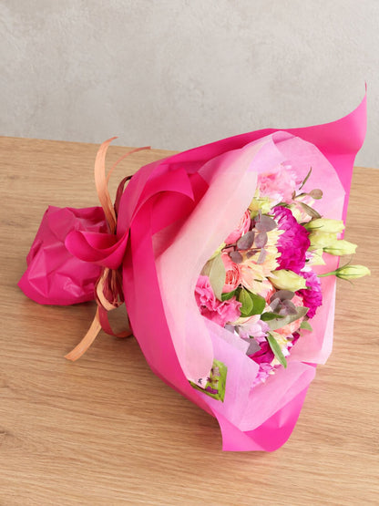 ～Pink Bloom Bouquet～｜発表会・誕生日・お祝いに彩りブーケ