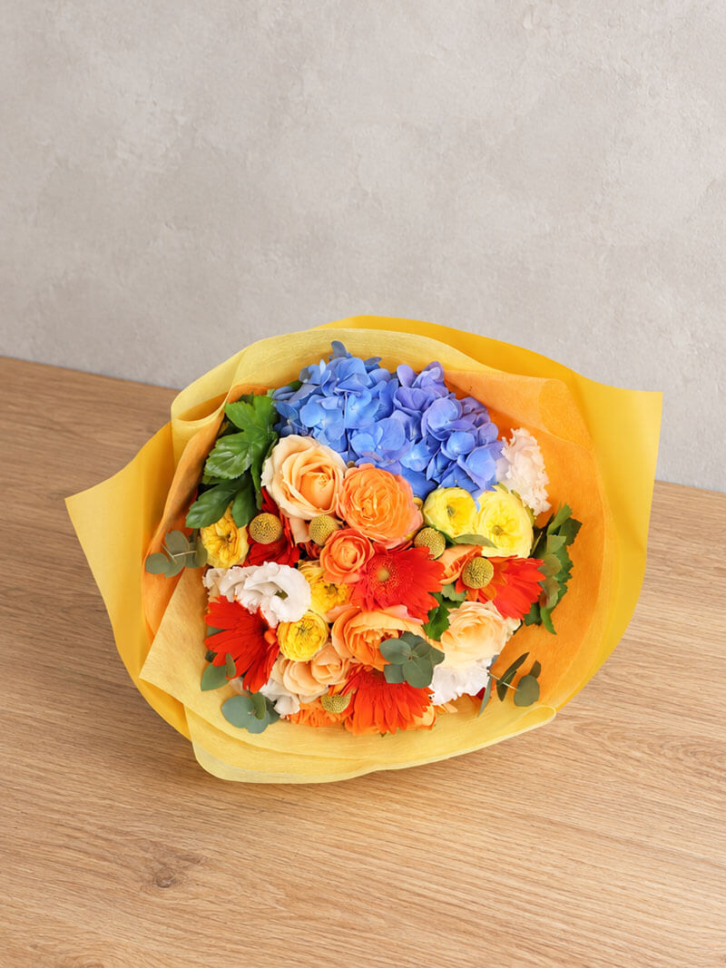 ～Sunny Smile Bouquet～｜誕生日・発表会・お祝いに彩りブーケ