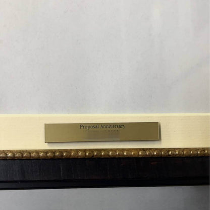 【押し花オプション】 金プレート 文字入れ +2,200円