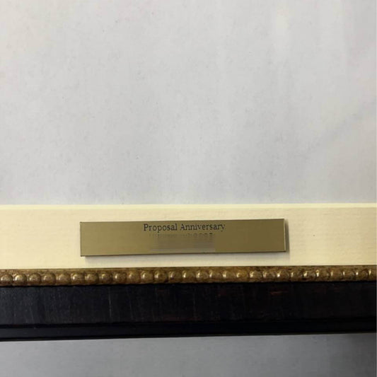 【押し花オプション】 金プレート 文字入れ +2,200円