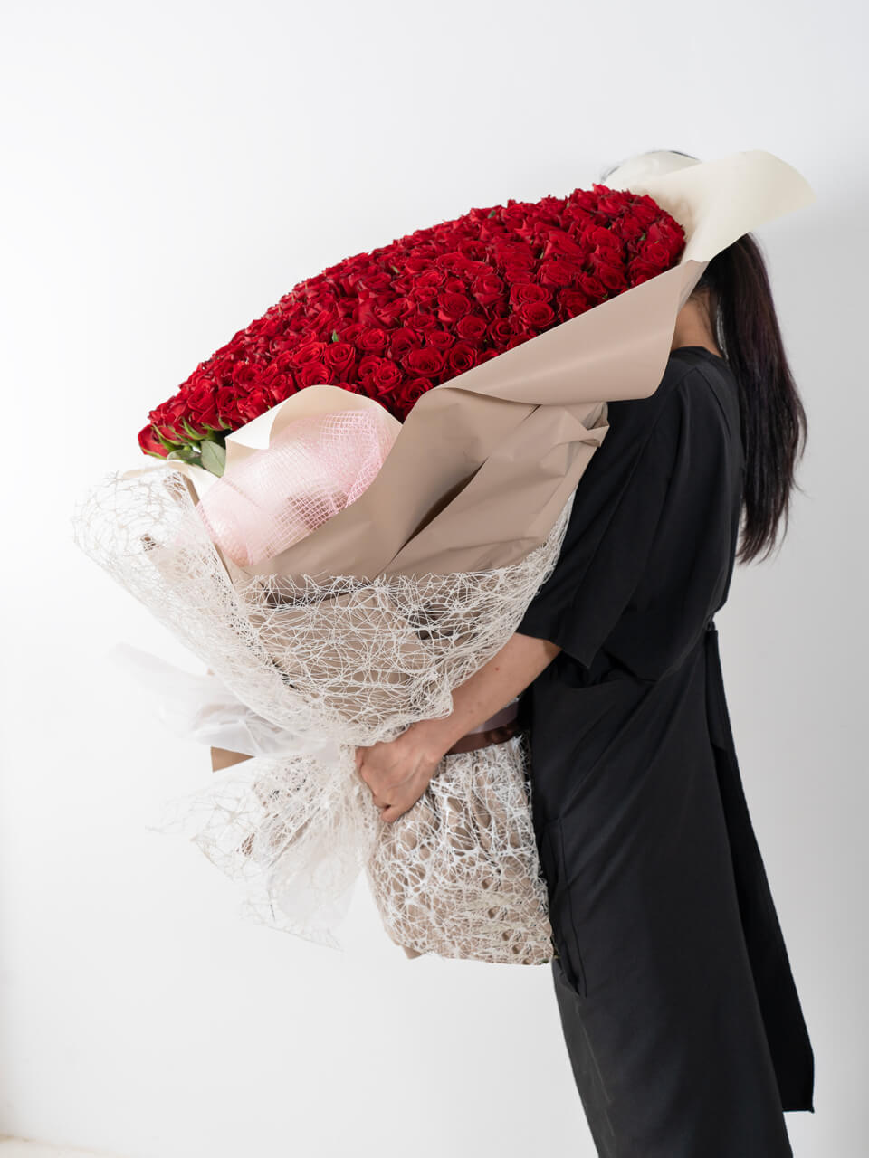 赤バラ365本の花束