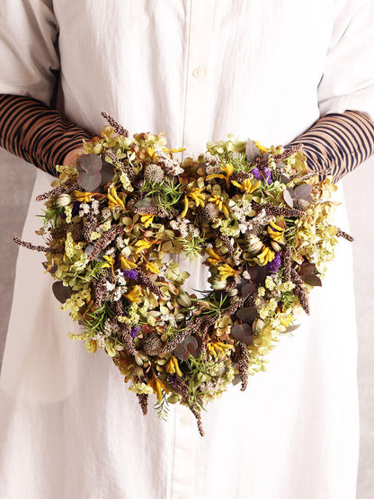 wreath(ハート型リース ナチュラル系）