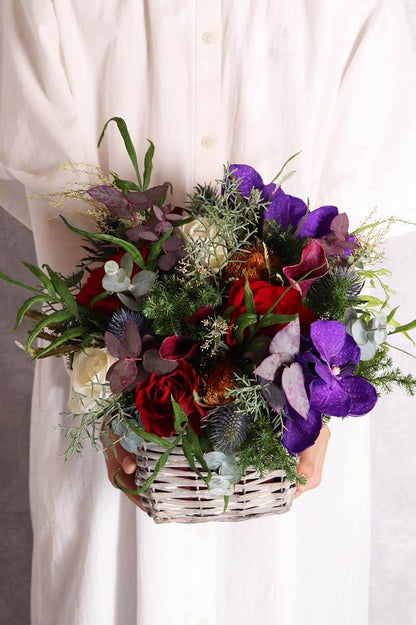 クリスマスの贈り物アレンジ