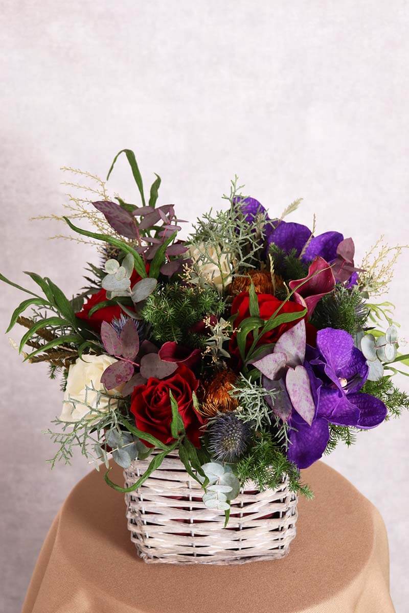 クリスマスの贈り物アレンジ