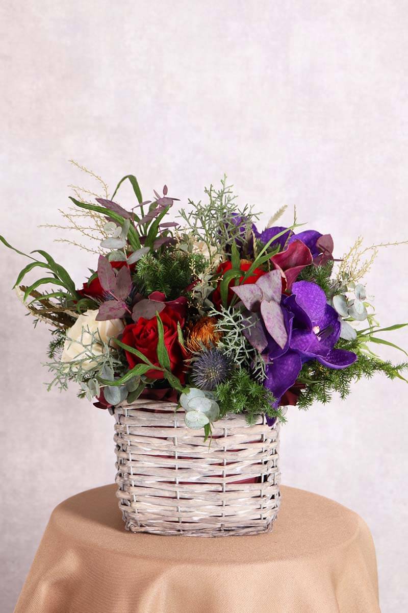 クリスマスの贈り物アレンジ