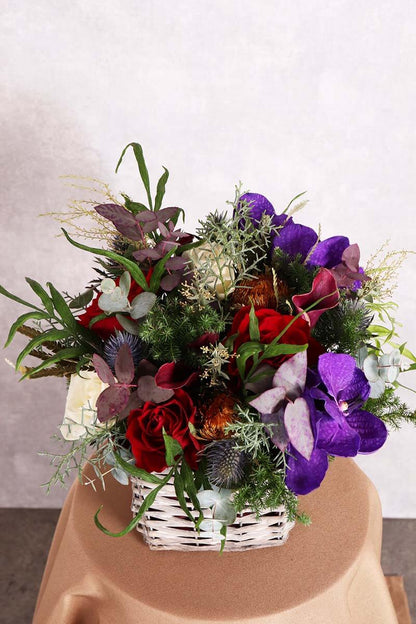 クリスマスの贈り物アレンジ