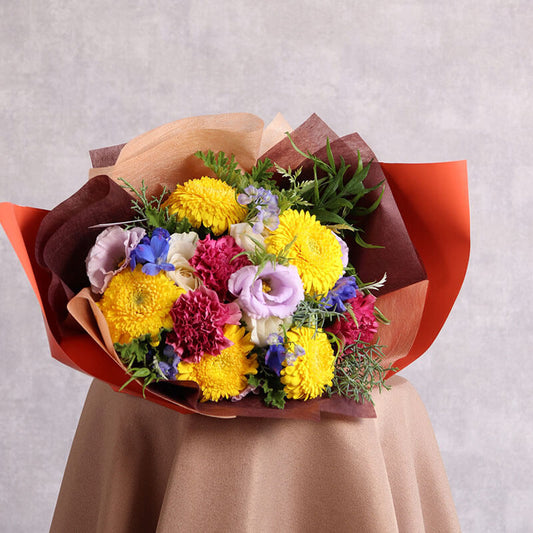 ビタミンカラーの華やかブーケ