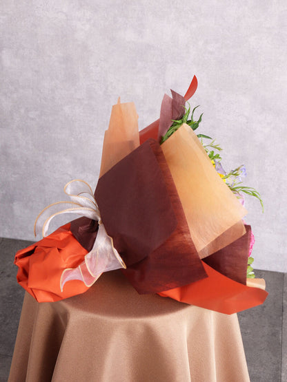 ビタミンカラーの華やかブーケ