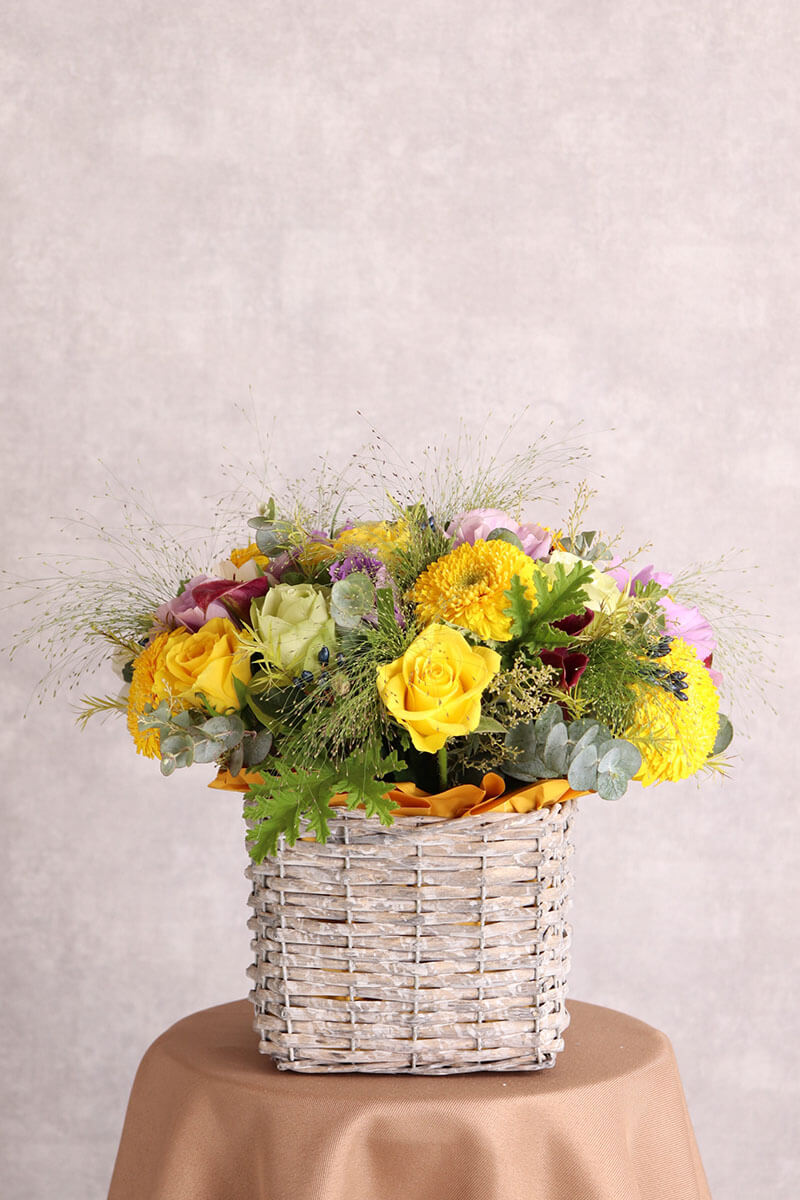 陽だまりのおまかせバスケットアレンジ