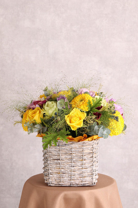 陽だまりのおまかせバスケットアレンジ