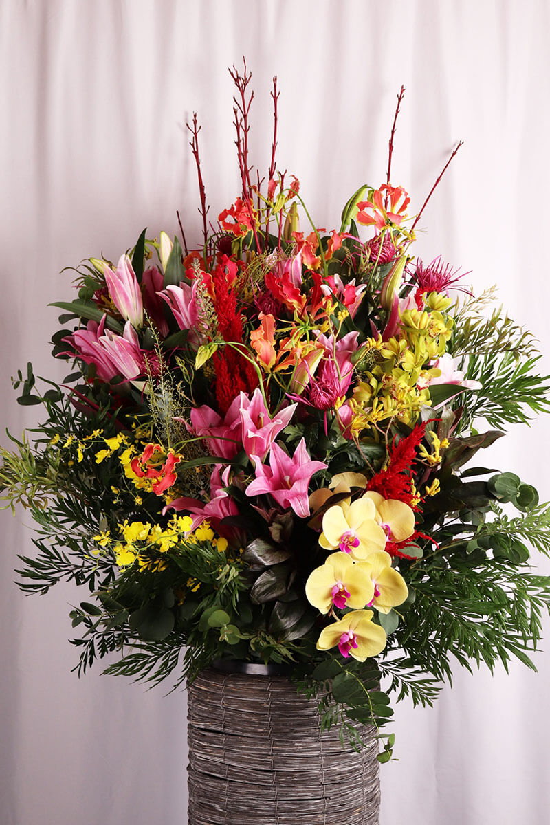 おまかせ 華やかに彩る豪華スタンド花