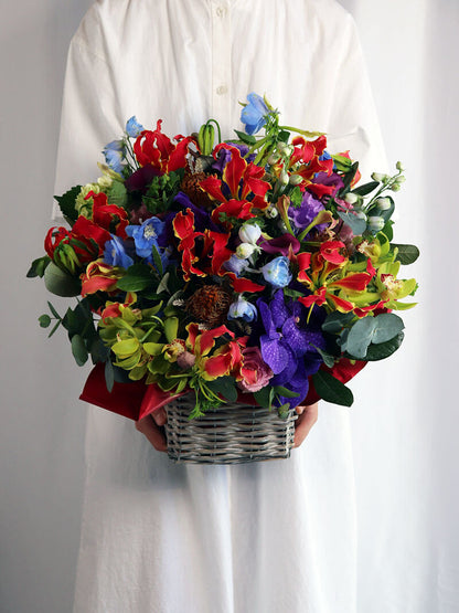 情熱と気品が彩るミックス系アレンジメント