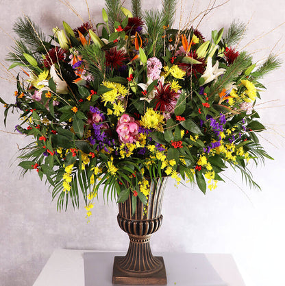 華やかステージ花つぼ活け（花器軽量）