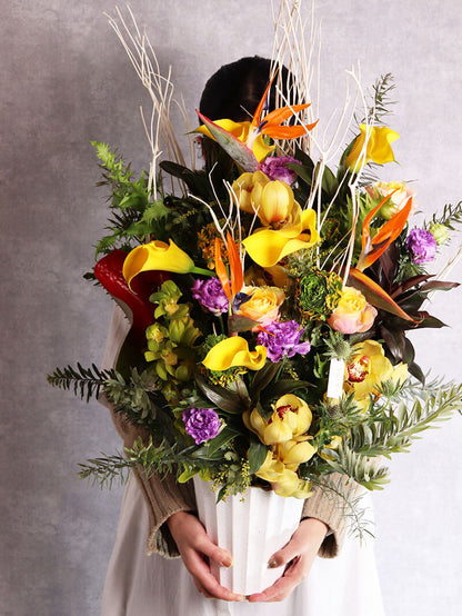 季節のおまかせ 華やぎのイエローアレンジ