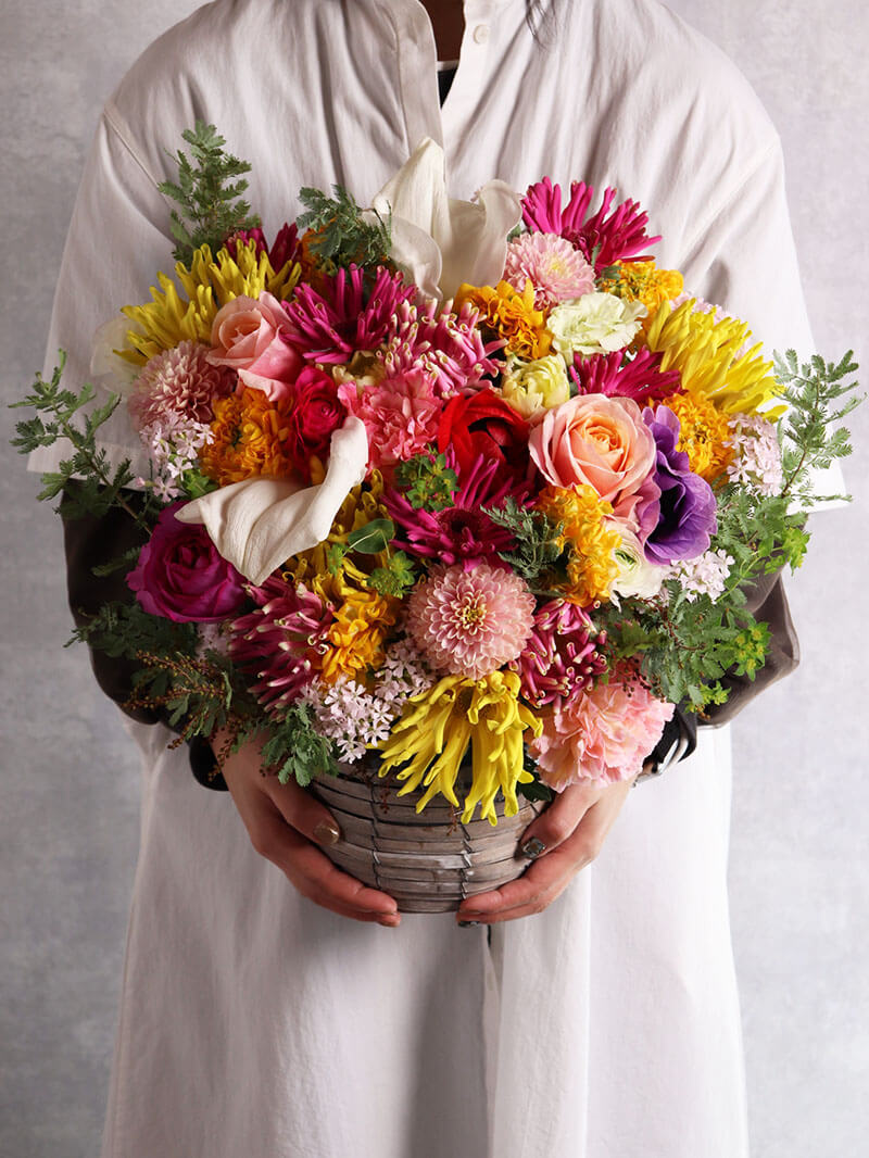 いろんな色ミックスおまかせアレンジ