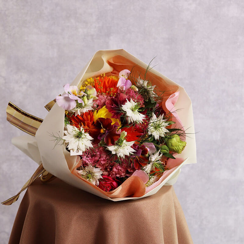 いろんな色ミックス系ブーケ