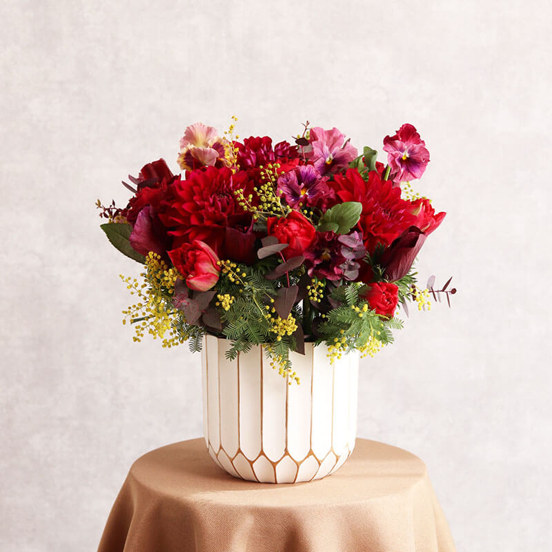 還暦おすすめ　赤系おまかせアレンジ