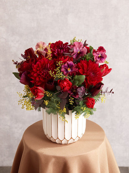 還暦おすすめ　赤系おまかせアレンジ