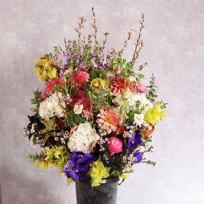 背を高めミックス系贅沢アレンジ