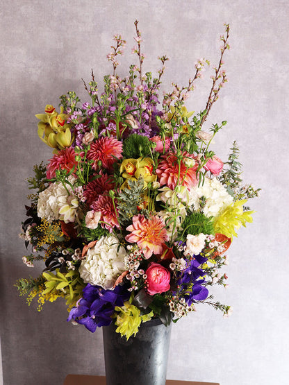 背を高めミックス系贅沢アレンジ