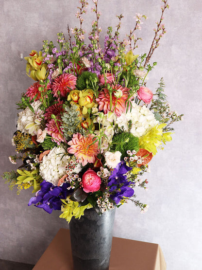 背を高めミックス系贅沢アレンジ