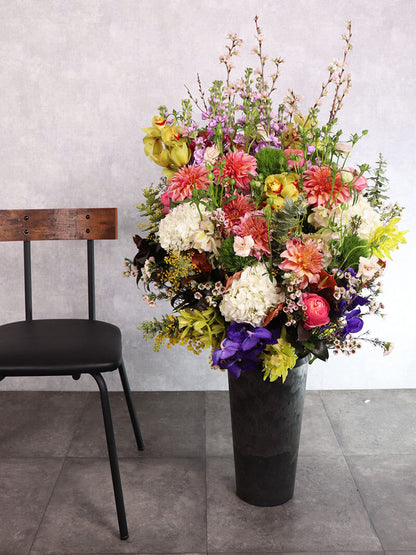 背を高めミックス系贅沢アレンジ