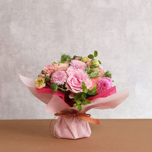 母の日おすすめスタンディングブーケピンク系（small）