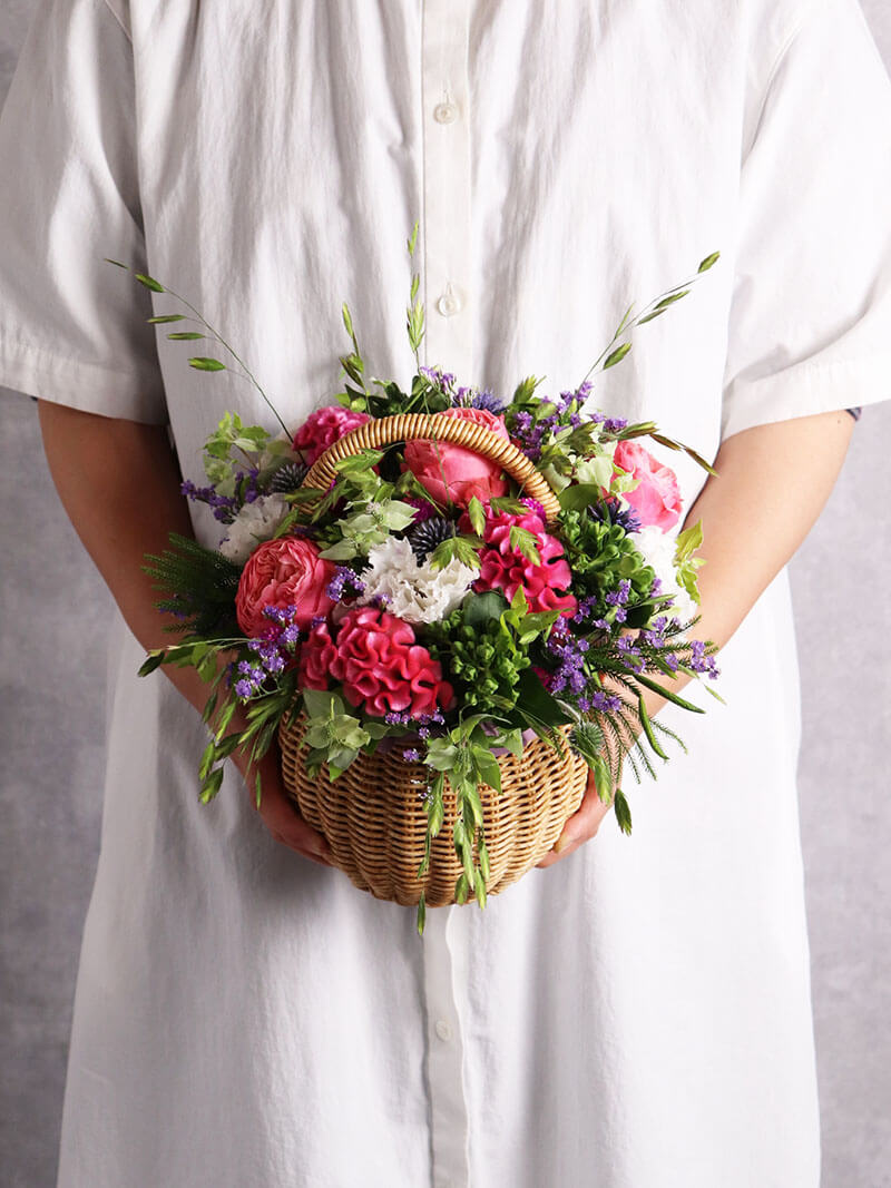 花かごの贈りもの